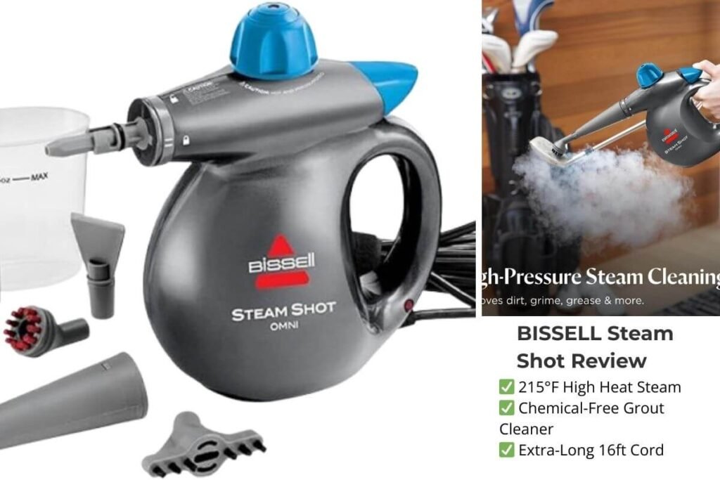 Bissell Steam Shot handheld steam cleaner review - deep cleaning Amazon kitchen finds 2026