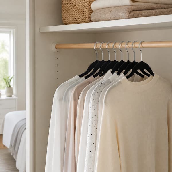 velvet non-slip space saving hangers